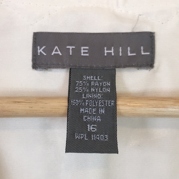 Kate Hill Plus Size Lace Wrap Blouse Size 16 - Picture 9 of 9